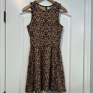 Divided by H&M Animal Print Sleeveless Dress Size 6